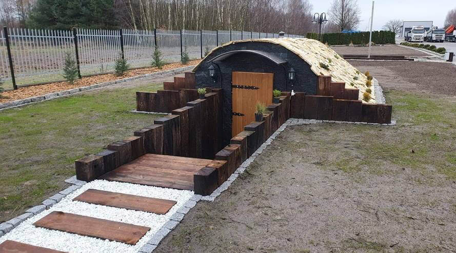 Betónová pivnica s klenbou skladom