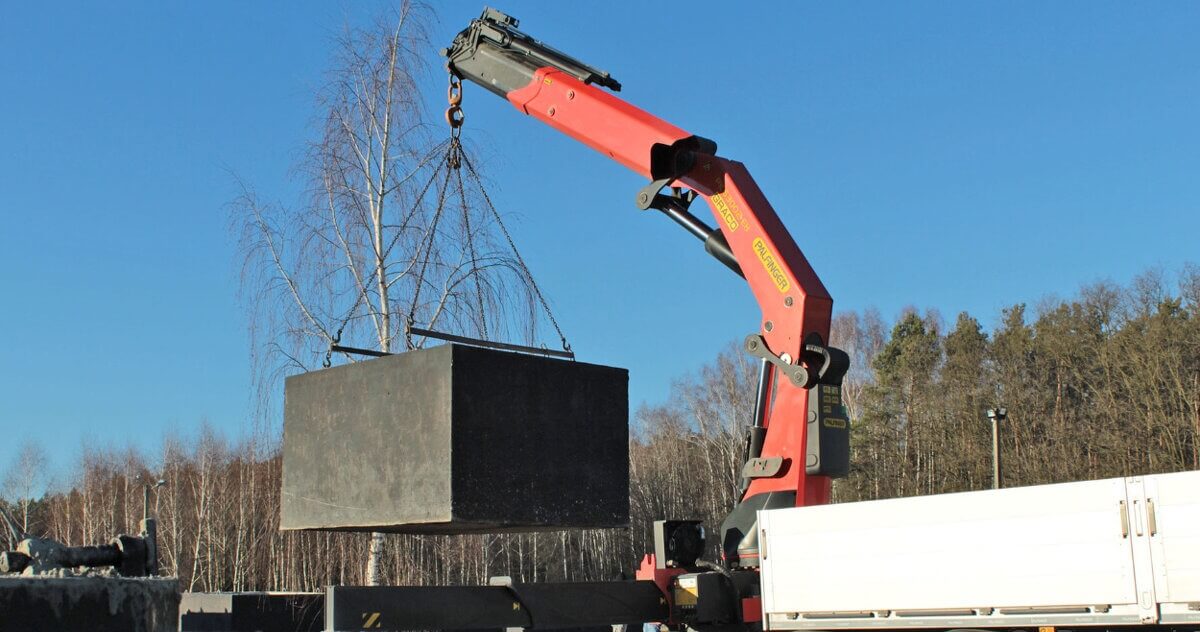 Osadenie betónovej žumpy v Prešove