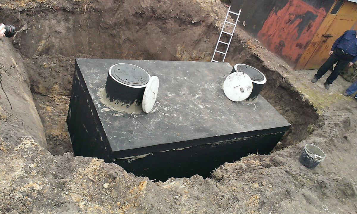 Dvojkomorová žumpa 6 m³ - náhľad 2