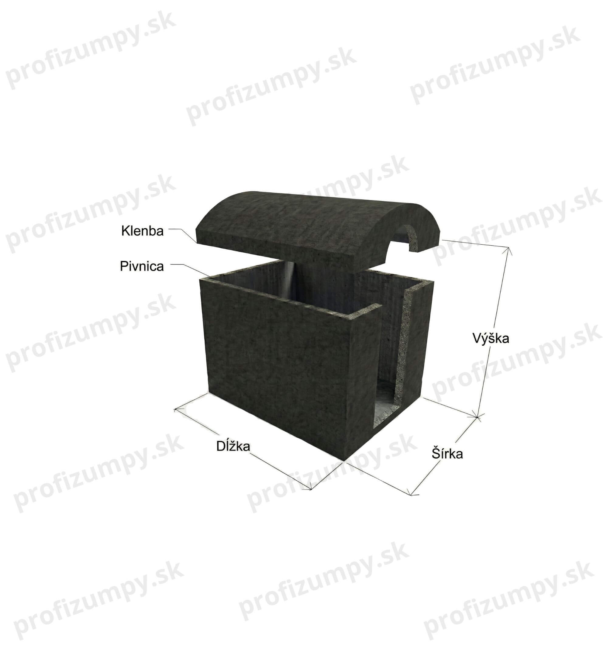 Pivnica 6m2 – s klenbou - foto 1